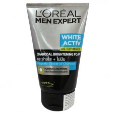 L'OREAL MEN EXPERT WHITE ACTIV OIL CONTROL CHARCOAL BRIGHTENING SCRUB 100ML 