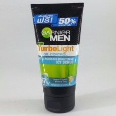 Garnier Men TurboLight Oil Control Anti-blackheads Brightening Icy Scrub 150 ml