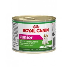 Royal Canin Mini Junior ชนิดเปียก สำหรับลูกสุนัขพันธุ์เล็ก ช่วงหลังหย่านม - อายุ 10 เดือน 195 กรัม