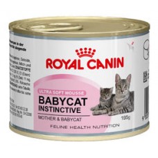 Royal Canin Babycat instinctive ชนิดเปียก สำหรับลูกแมวหย่านม-4 เดือน และแม่แมวให้นมลูก 195 กรัม