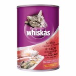 Whiskas วิสกัส ซาร์ดีนปลาหมึกกุ้ง 400 กรัม