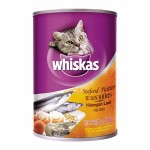 Whiskas ชนิดเปียก รสทะเลรวมมิตร 400 g สำหรับแมวโตอายุ 1 ขึ้นไป