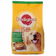 Pedigree เพดดิกรีอาหารสุนัขโตชนิดเม็ดรสไก่และตับย่าง 1.5กก. สำหรับสุนัขโตเต็มวัย