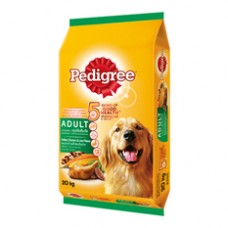 Pedigree ชนิดเม็ด รสไก่และตับย่าง 10 kg สำหรับสุนัขโตเต็มวัย