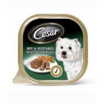 ซีซาร์ Cesar ชนิดเปียก รสเนื้อวัวและผักรวม 100 g