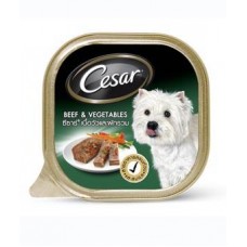 ซีซาร์ Cesar ชนิดเปียก รสเนื้อวัวและผักรวม 100 g