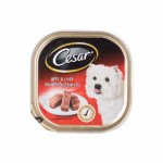 ซีซาร์ Cesar ชนิดเปียก รสเนื้อวัวและตับ 100 g