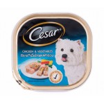 ซีซาร์ Cesar ชนิดเปียก รสเนื้อไก่และผักรวม 100 g