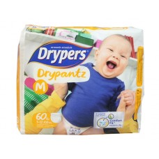 ดรายเพอร์ส Drypers Drypants ไซส์ M ห่อ 60 ชิ้น