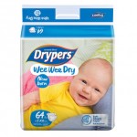 ดรายเพอร์ส Drypers Wee Wee Dry ไซส์ New Born ห่อ 64 ชิ้น