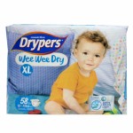 ดรายเพอร์ส Drypers Wee Wee Dry ไซส์ XL ห่อ 56 ชิ้น
