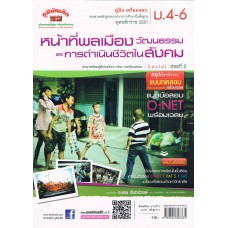 คู่มือ - เตรียมสอบ สังคมศึกษา  ม.4-6 สาระที่ 2 หน้าที่พลเมือง