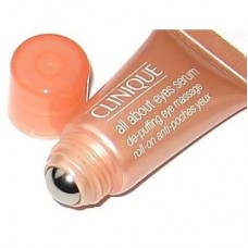 Clinique all about eyes serum de-puffing eye massage roll-on anti-poches yeux 5ml 