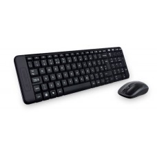 Logitech MK220 CORDLESS WIRELESS DESKTOP WITH MOUSE BLACK