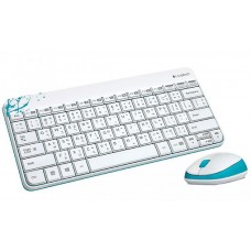 Logitech MK240 CORDLESS WIRELESS DESKTOP WITH MOUSE WHITE