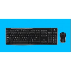 Logitech MK270R CORDLESS WIRELESS DESKTOP UNIFYING WITH MOUSE BLACK