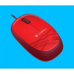 LOGITECH M105 MOUSE OPTICAL USB 1000DPI RED 