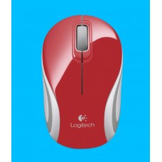 LOGITECH M187 WIRELESS MOUSE 2.4GHZ RED