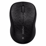 RAPOO 6080 BLUETOOTH OPTICAL MOUSE BLACK