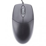 RAPOO 1020 WIRED OPTICAL MOUSE BLACK
