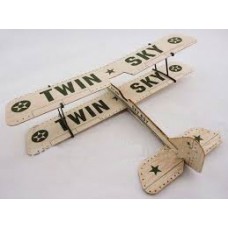 เครื่องบินร่อนพุ่งด้วยมือ TWIN SKY BALSA WOOD HAND GLIDER