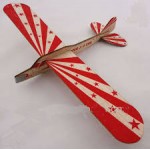 เครื่องบินร่อนพุ่งด้วยมือJ3 PIPER BALSA WOOD HAND GLIDER