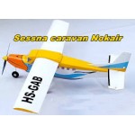 เครื่องบินบังคับ cessna caravan นกแอร์120 cm